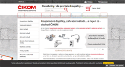 Desktop Screenshot of obchod-cikom.cz