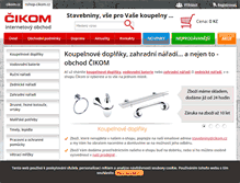 Tablet Screenshot of obchod-cikom.cz